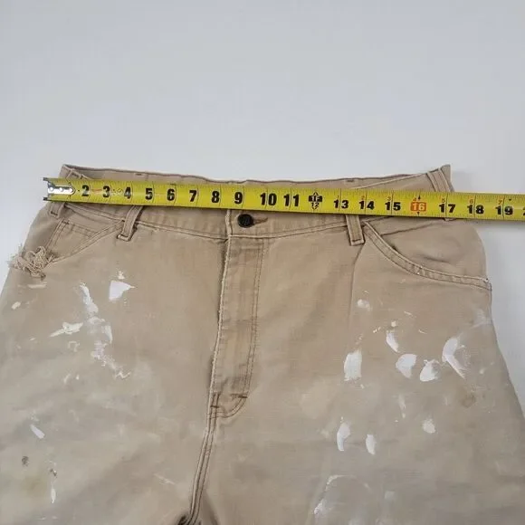 Vintage‎ Y2k Dickies Distressed Workwear Pants Sun Fade Fits 34x29 Tagged 38x30 - Picture 13 of 13